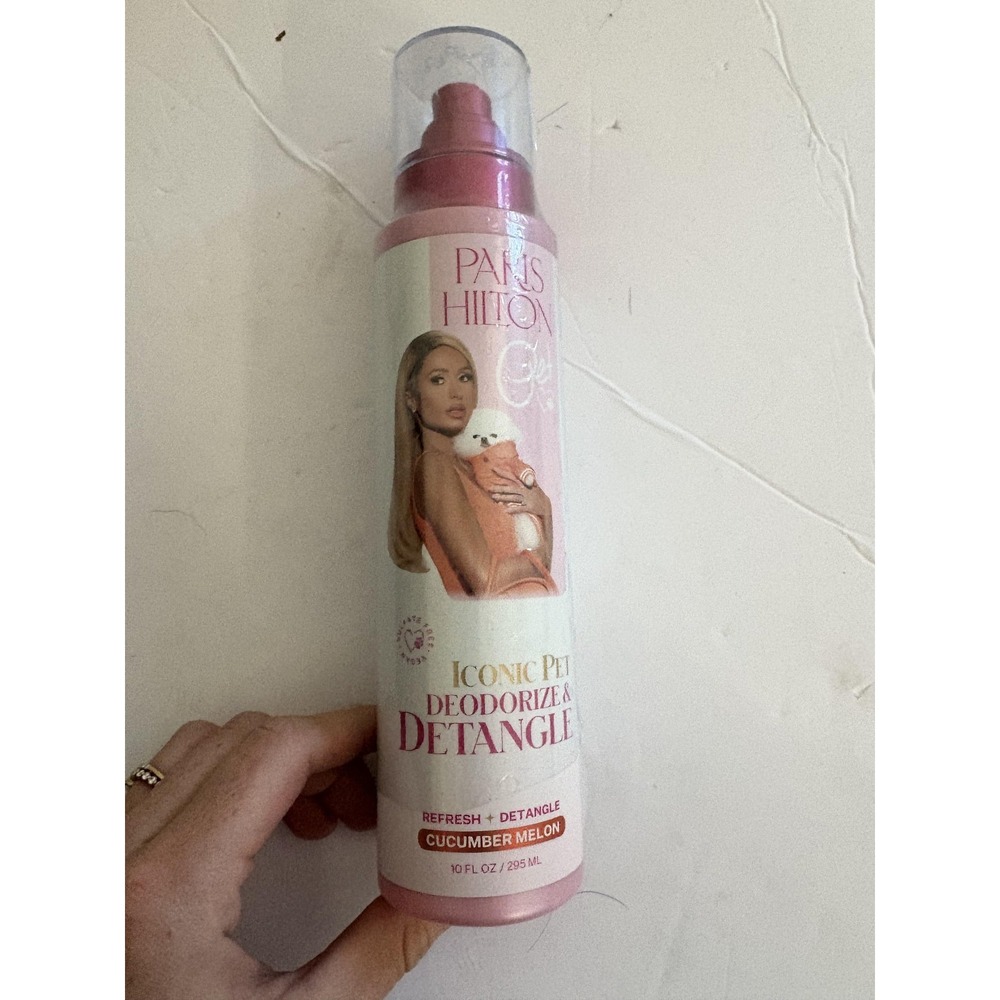 Paris Hilton Pet Deodorize & Detangle Dog Spray 10 fl oz Cucumber Melon USA